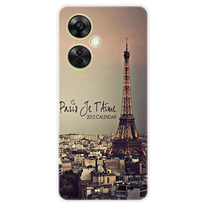 Для OnePlus Nord CE 3 CE3 Lite чехол Мягкая силиконовая задняя крышка чехол для телефона с рисунком