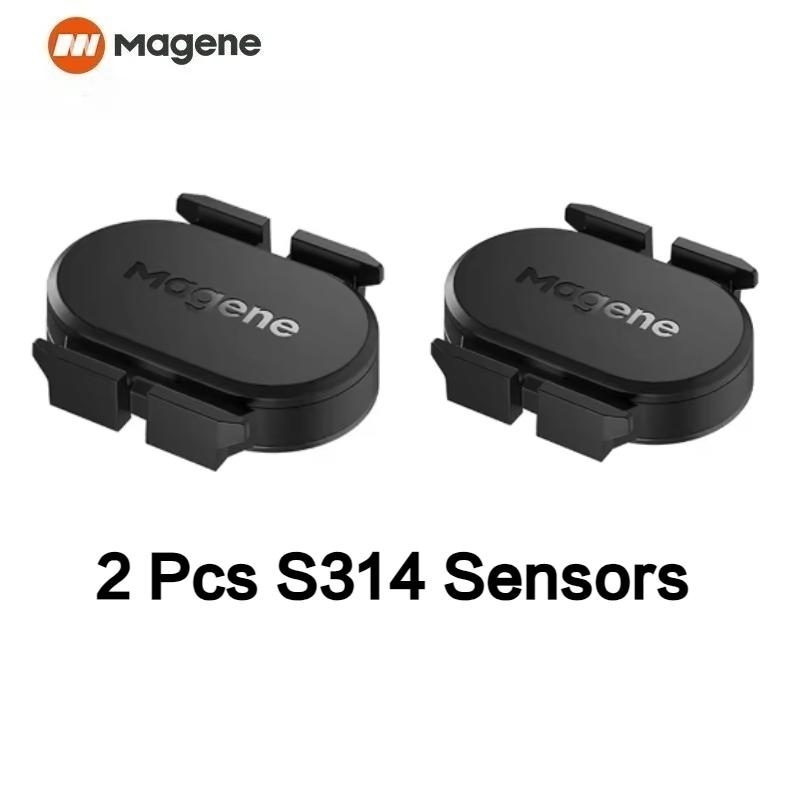 Велосипедный датчик скорости и каденса Magene S314, двойной режим ANT+ Bluetooth 5.0, настройка через приложение для шоссейного и горного велосипеда