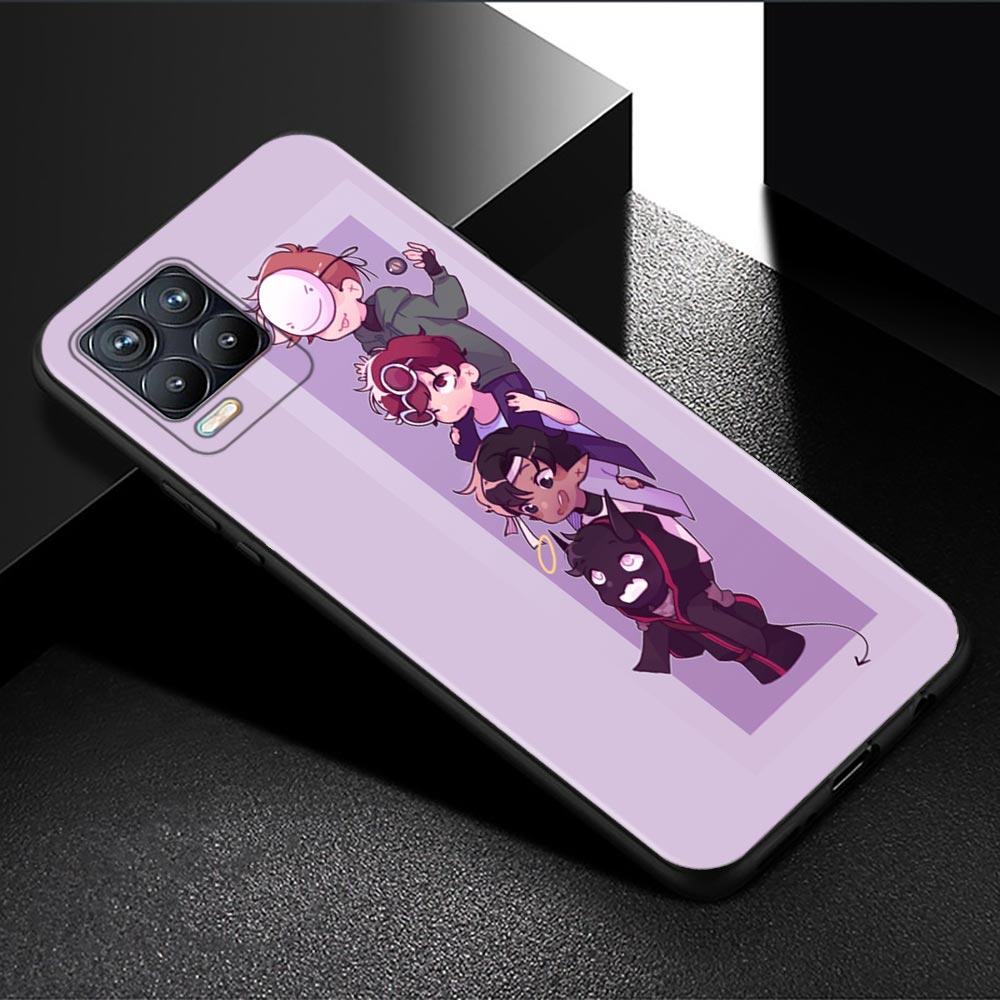 Чехол для телефона Oppo Realme GT 8 7 6 5 Pro C3 C11 C21 C21Y C20A XT X7 X50 Pro, ультра силиконовый чехол, черный чехол Dream Smp