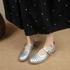 Retro Hollow Ballet Mary Jane Shoes Women's 2025 Spring New Breathable Soft-soled Sandals Flat-soled Comfortable Single Shoes