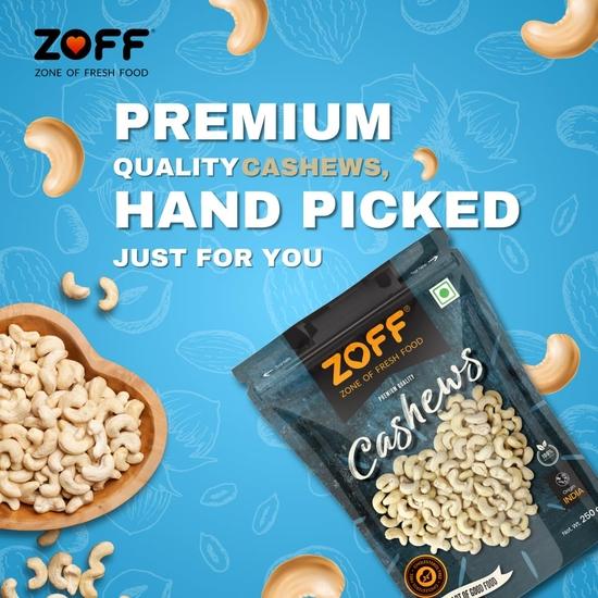 Zoff Premium Cashews & Raisins Combo Pack | 250 г каждая | Kaju & Kishmish | Всего 500 г