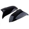 Gloss Black Side Mirror Cover Cap Pair For 2014-2018 BMW 5Series F10 F11 F18 LCI