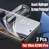 2 шт. Защитная пленка для экрана Vivo x200 Pro HD из мягкого гидрогеля для Vivo V60 V27 v50 V40 V30 Pro V30e V29 5G Гидрогелевая защитная пленка