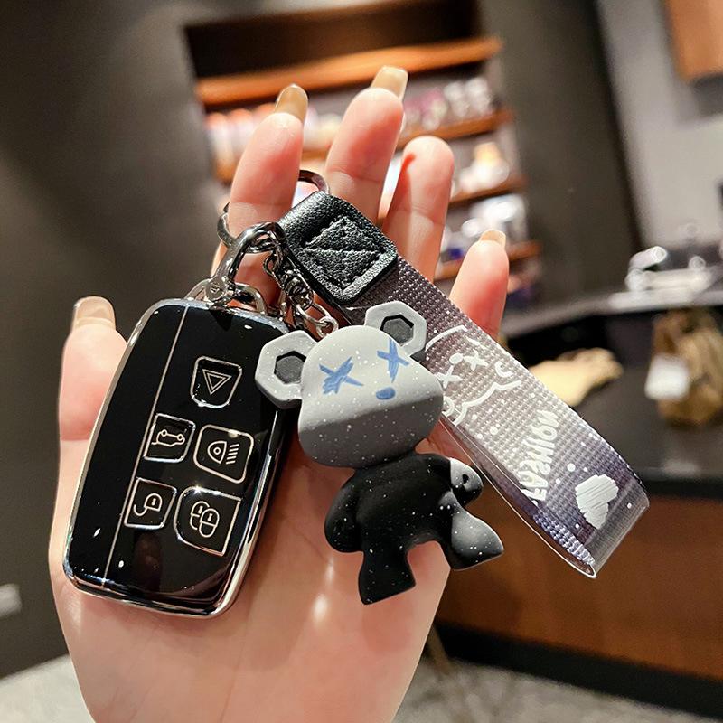 Для Land Rover Чехол для ключа Discovery Sport Range Rover Evoque Freelander Defender Jaguar Чехол с пряжкой