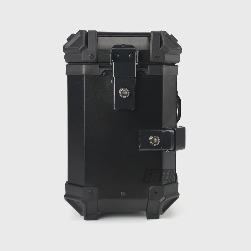 35л Black Warrior водонепроницаемый алюминиевый комплект боковых кофров для мотоцикла: Включает в себя 18-литровый быстросъемный противоударный боковой кофр