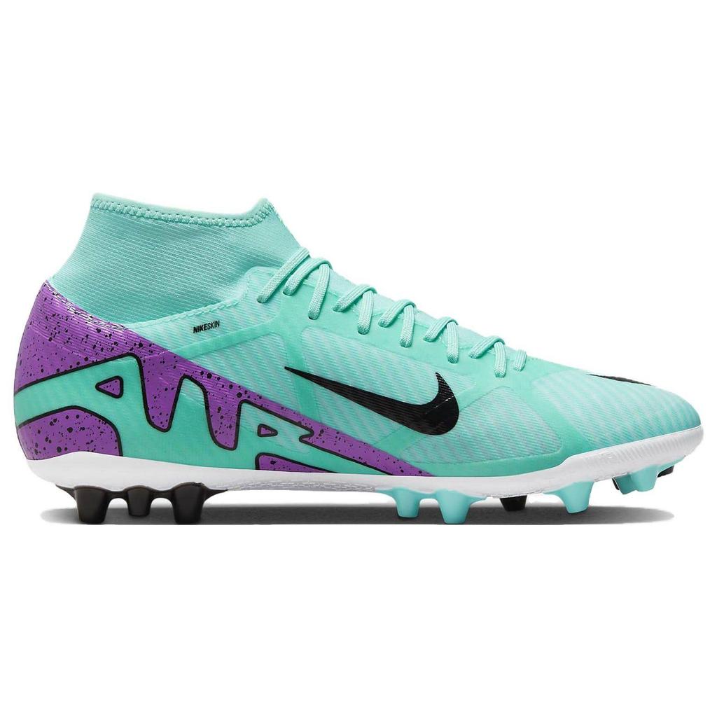 Nike Футбольные бутсы Nike Mercurial Superfly 9 Academy AG Hyper Turquoise Black White Fuchsia Dream Мужские DJ5622-300
