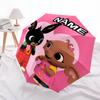Personalized Name B-Bing Bunny3 Print Umbrella - Automatic Open/Close, Eight-Rib Durable Frame, Automatic Folding Umbrella