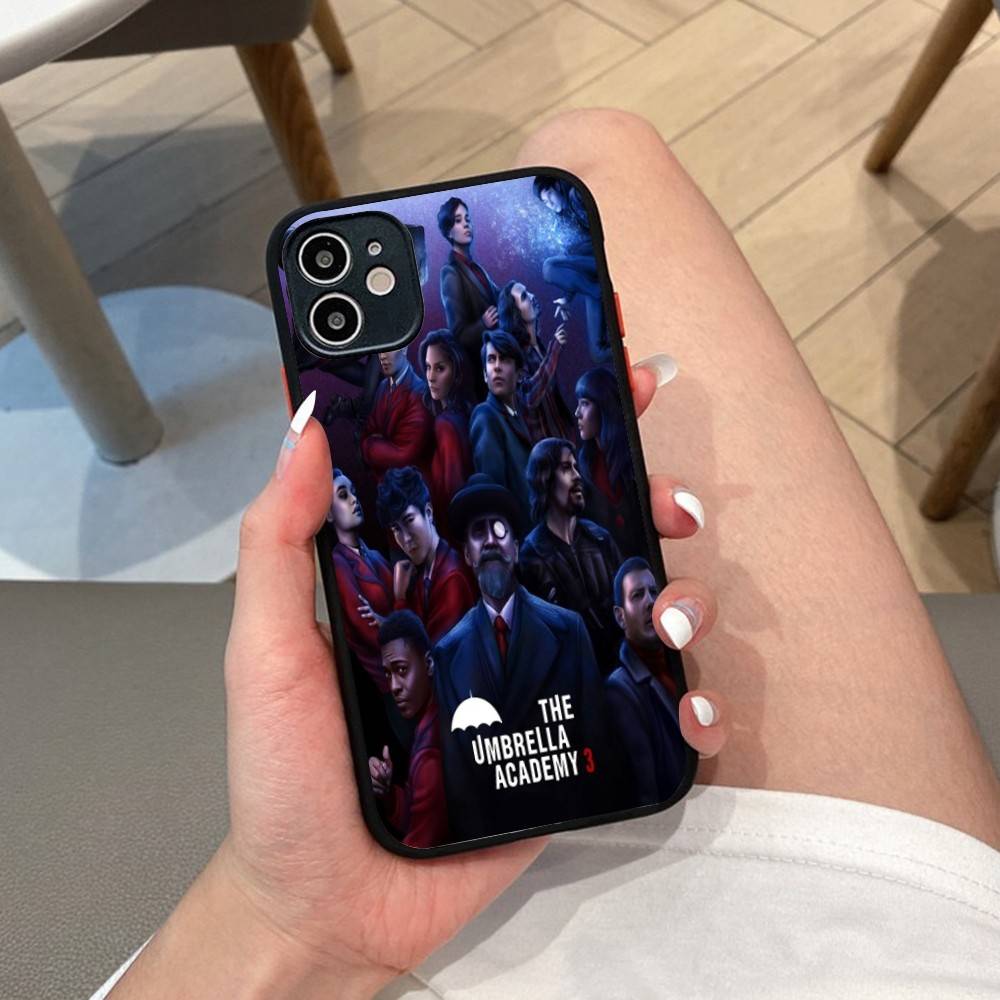 Чехол для телефона Академия Амбрелла Для IPhone 14 X XR XS 7 8 Plus 11 12 13 Pro MAX 13mini Матовый противоударный чехол