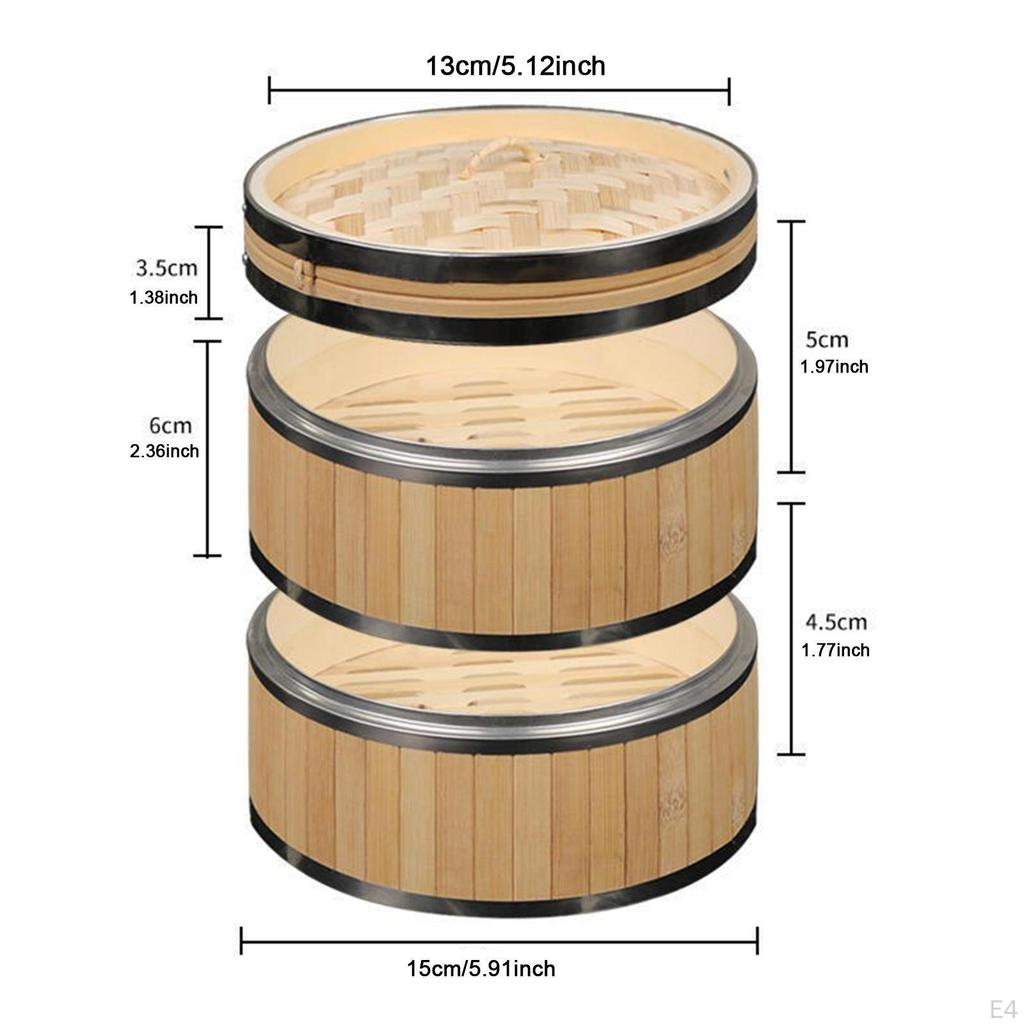 Бамбуковая корзина для пароварки Булочка для готовки на пару Главная Сумма и еда для овощей