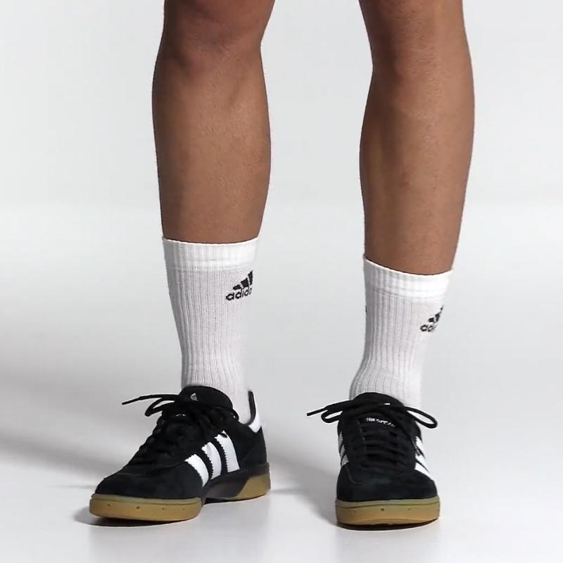 adidas Оригинальные кроссовки для гандбола Spezial, модные, повседневные, дышащие, низкие, унисекс, черно-белые M18209