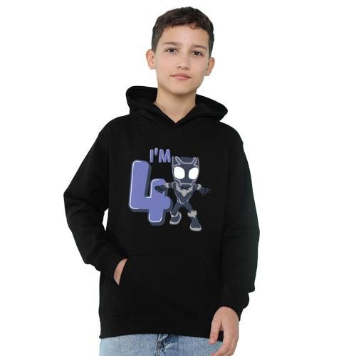 Black Panther Childrens/Kids Cute Hoodie