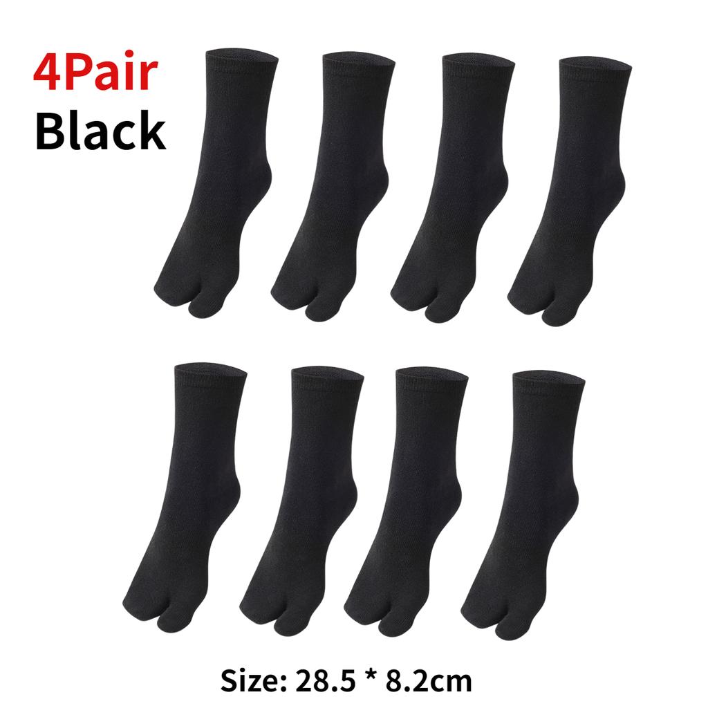 1-5Pair Japanese Style Two Finger Socks Unisex Clog Socks Polyester Toe Separation Socks Kimono Flip Flop Sandal Split Toe Sock