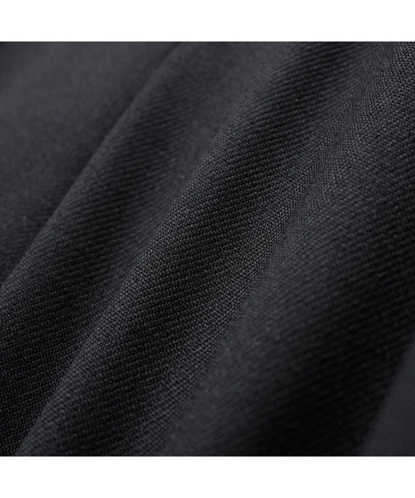 IOLO Twill Relaxed One-Pleat Pants_Black