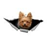 Cute Yorkshire Terrier Car Decals Bumper Window Animal Stickers Car Accessories Waterproof Vinyl Material