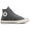 Converse Chuck 70 Suede High Cyber Grey Unisex Sneakers Egret Black A02753C