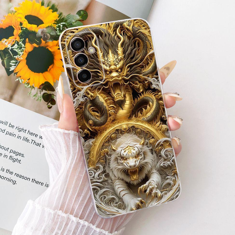 For Samsung M23 5G Case Transparent Cute Cat Fashion Butterfly Funny Painted Casing For Samsung Galaxy M23 5G SM-M236B SM-M236L