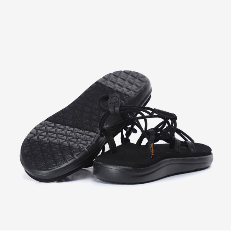 Teva Comfortable CuShion Lace Up Women S SandalS Voya Infinity Stvf2319622 Blk