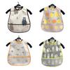 Adjustable Baby Bibs EVA Waterproof Lunch Feeding Bib Burp Cloths Cartoon Animal Children Apron