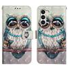 For Samsung Galaxy S24 Leather Case 3D Pattern Printing Wallet Stand Mobile Cover with Strap
