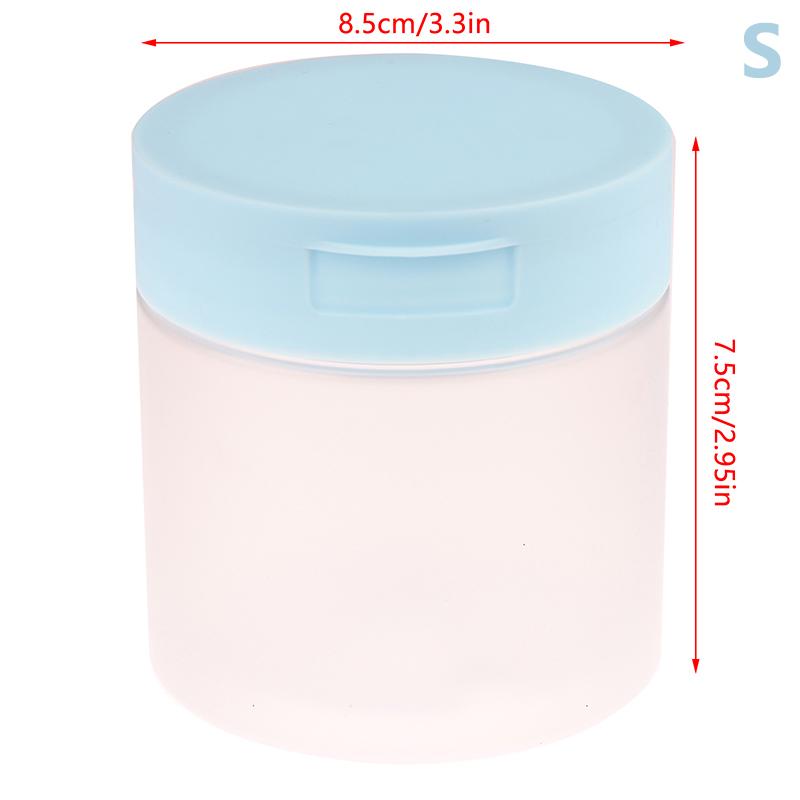 250/300/350 мл Баночка для крема с ватными дисками для снятия макияжа, с крышкой, для лосьона для тела, скраба, косметическая тара, дорожная портативная бутылочка с пинцетом
