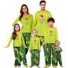 Parent-child Christmas Print Home Suit Long-sleeved Top And Pants