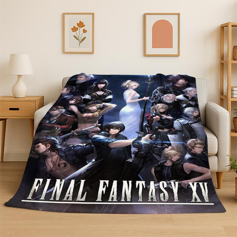 Облачная Тифа Игры Final Fantasy Сефирот Фланелевое одеяло Мягкое теплое плед для спальни гостиной кровати путешествий пикника Подарок