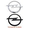 1pcs 3D 145mm  ABS Car Front Grille Hood Bonnet Emblem Rear Trunk Bumper Badge Logo Car Stickers Styling Accessories for Opel