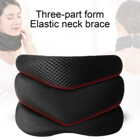Противохраповой шейный бандаж, регулируемый, с высоким отскоком, пенный шейный бандаж, обезболивающий, стабилизирующий челюсть, для мужчин и женщин