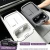 Car Integrated Center Console Silicone Protective Pad For 2026 Xpeng MONA L03 Wireless Charging & Cup Holder Full-Surround Cover