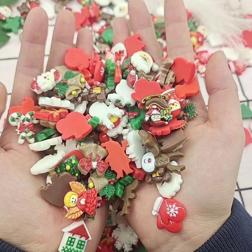 Маникюрные аксессуары, товары для рукоделия, подвески из смолы, рождественские украшения для ногтей, 3D-украшения для ногтей