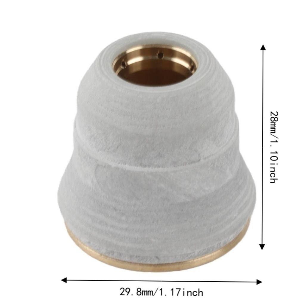 Universal Fit Protective Shield Cap Brass Torch Retaining Shield Cup For Plasma Torch