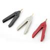 P2004 3Pcs Copper Gold Plated Alligator Clip LCR Kelvin Test Clip 20A