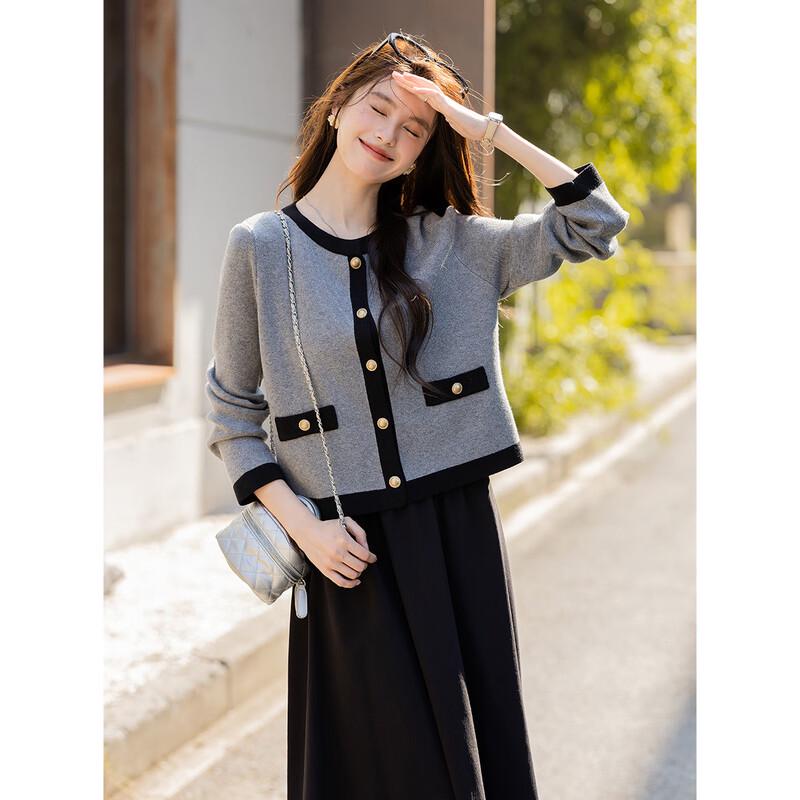 Mokana Women's Elegant Long-Sleeve Knitted Sweater MKNJD2460