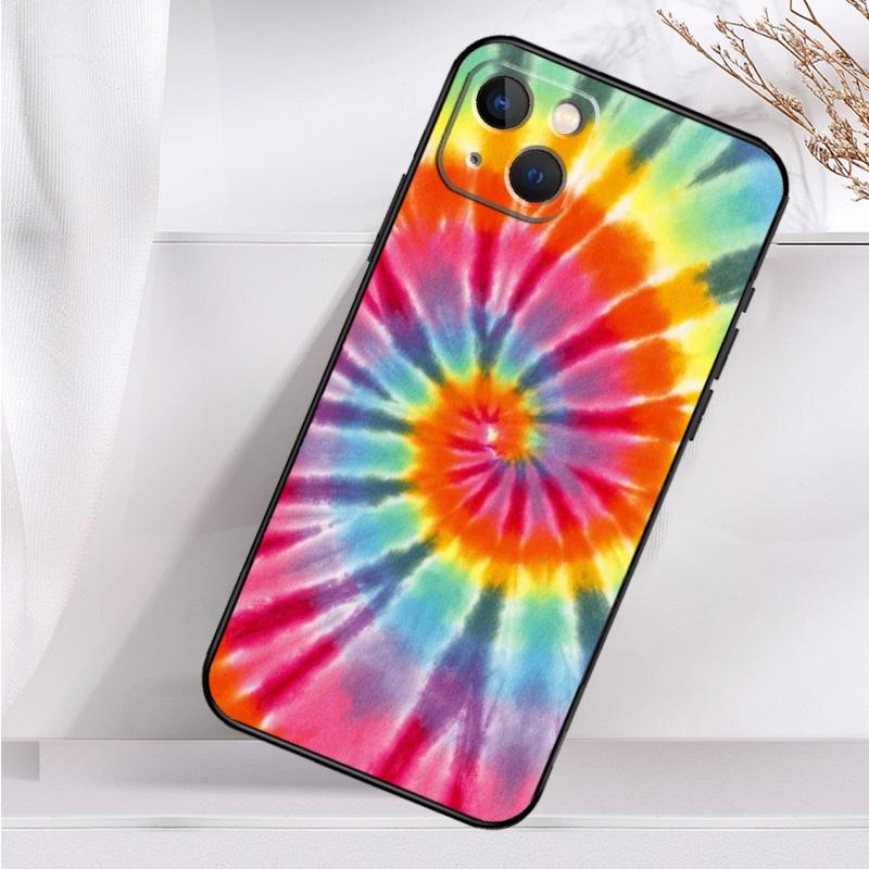 Trippy Tie Dye Hippie Art Phone Case For iPhone 16 15 14 13 12 11 Pro Max Mini X XR XS Max 7 8 Plus Back Cover