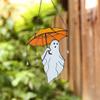 Halloween Umbrellas Ghost Hanging Decoration Home Office Indoor Outdoor Stained Glass Cartoon Ghost Wall
