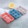 1 набор форм для льда с крышкой 6 решеток для самостоятельного изготовления коробки для кубиков льда силиконовая форма кухонные принадлежности