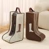 1/2Pcs Shoe Storage Bags with Handle Zipper Closure Transparent Visual Design Waterproof Dustproof