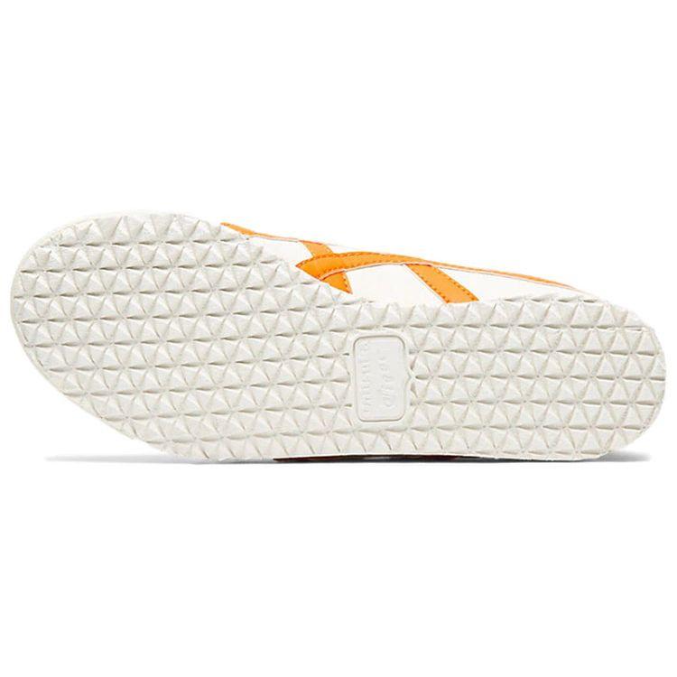 ONITSUKA TIGER Mexico 66 Кожа Ретро Беговые Низкие Кроссовки Детские Повседневные Кроссовки Детские Кроссовки Белый Оранжевый 1184A049-100