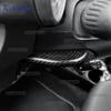 Real Hard Dry Carbon Fiber Sticker For Abarth 595 695 595C 695C 2012 2013 2014 2015-2024 Car Steering Wheel Adjustment Lever