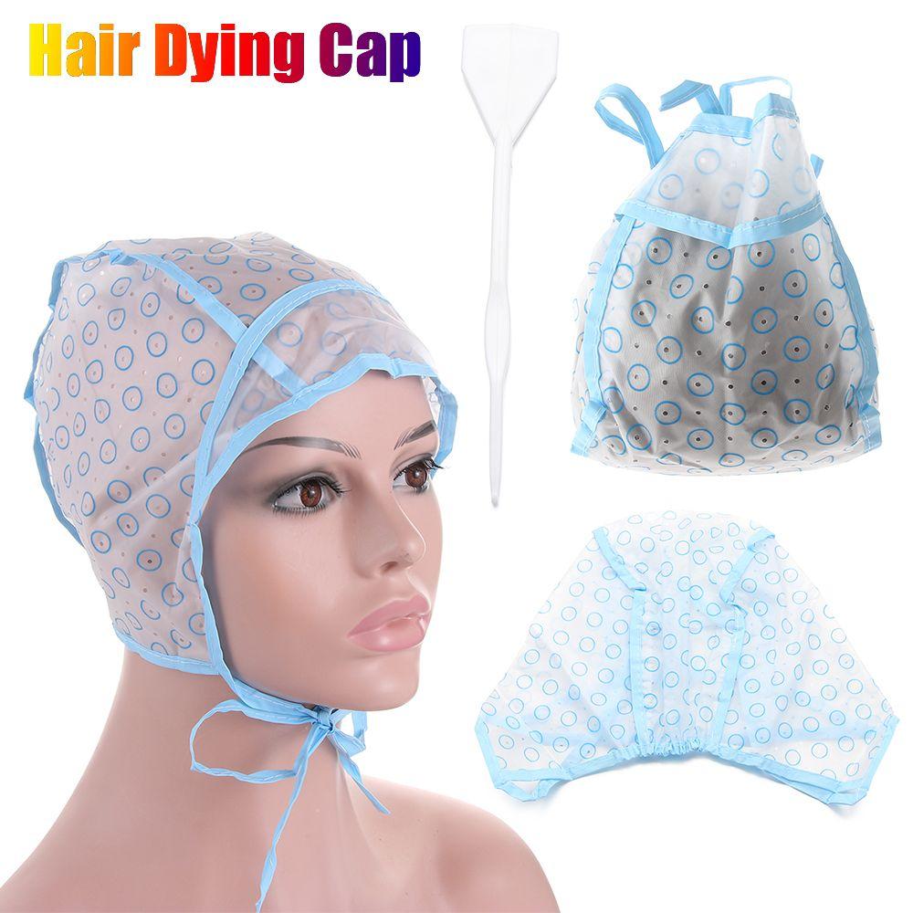 Women Salon Styling Tools Dye Cap Frosting Tipping Cover Hair Coloring Hat Hair Dying Cap
