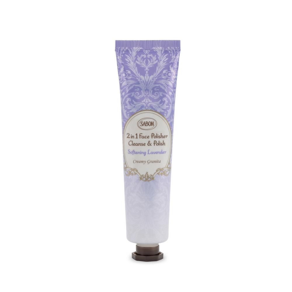 [Sabon] 2-in-1 Face Polisher Cleanse & Polish Softening Lavender 60ml