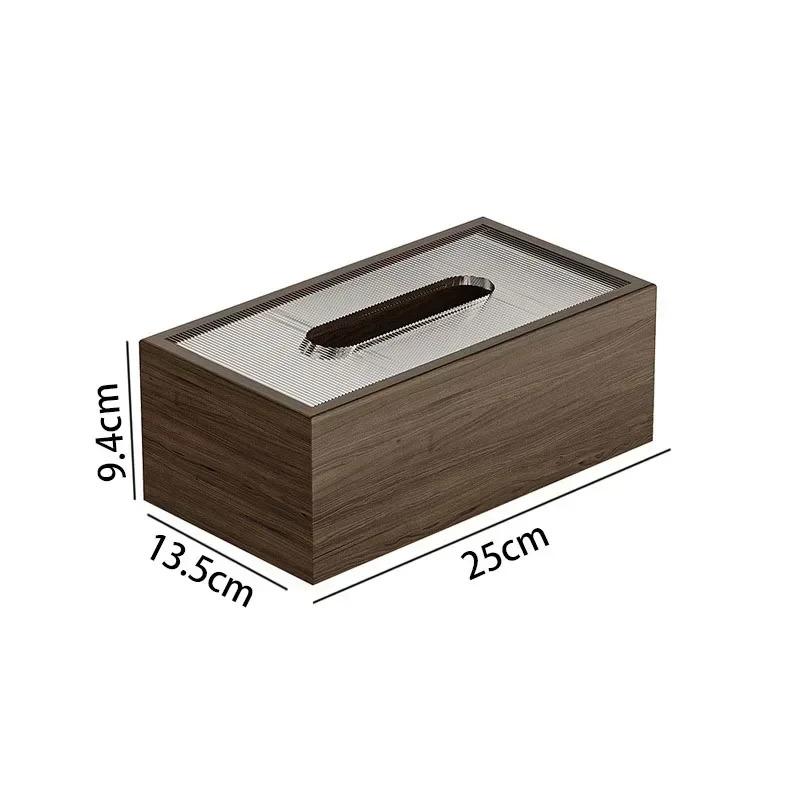 Creative walnut tissue box, decorative gift, suitable for living rooms and bedrooms