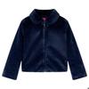 Faux Fur Coat - vidaXL - Child - Beige - Navy - 1.5 To 10 Years