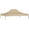 Gazebo Roof - VIDAXL - 4x3 M - Beige - 270 G/m² - Waterproof