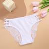Женские сексуальные кружевные трусики, удобные трусы, кружевные трусики, однотонное нижнее белье