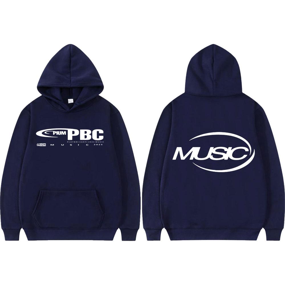 Рэпер Playboi Carti Я Музыка Мерч Худи Мужской Женский Хип-Хоп Винтажные Толстовки с Капюшоном Мода Повседневные Оверсайз Пуловеры
