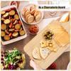 With Handle Bamboo Cutting Board Nonstick Wooden Pizza Paddle Thicken Food Serving Plate  Kitchen
