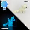 Мини Многосуставная Подвижная 3D-печатная Игрушка Пони Милая Рельефная Сенсорная Фигурка Украшение для Дома Офиса Настольное Украшение Детский Подарок