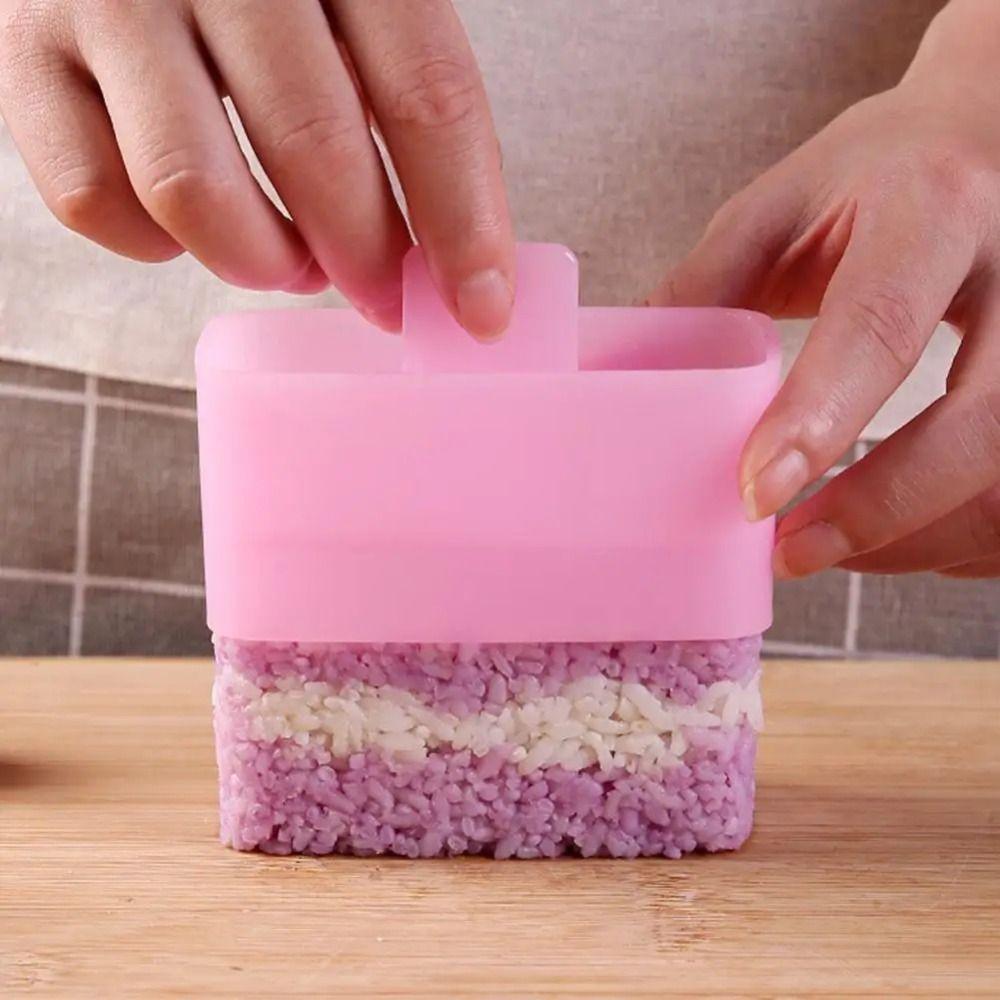 Durable DIY Sushi Mold Maker Non Stick Triangle Rice Mold Musubi Maker Kit