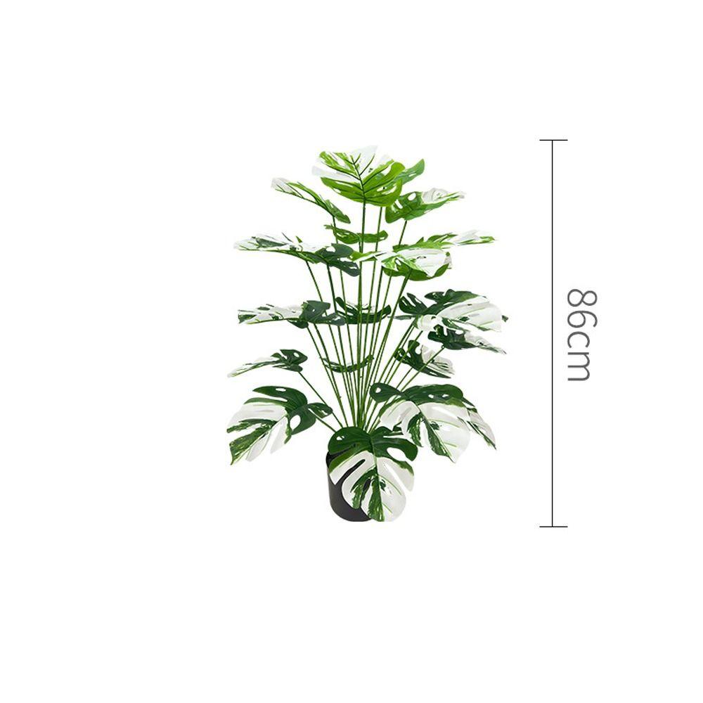 9-24 вилки искусственные тропические пальмовые ветви большие искусственные черепахи задний лист домашний садовый декор